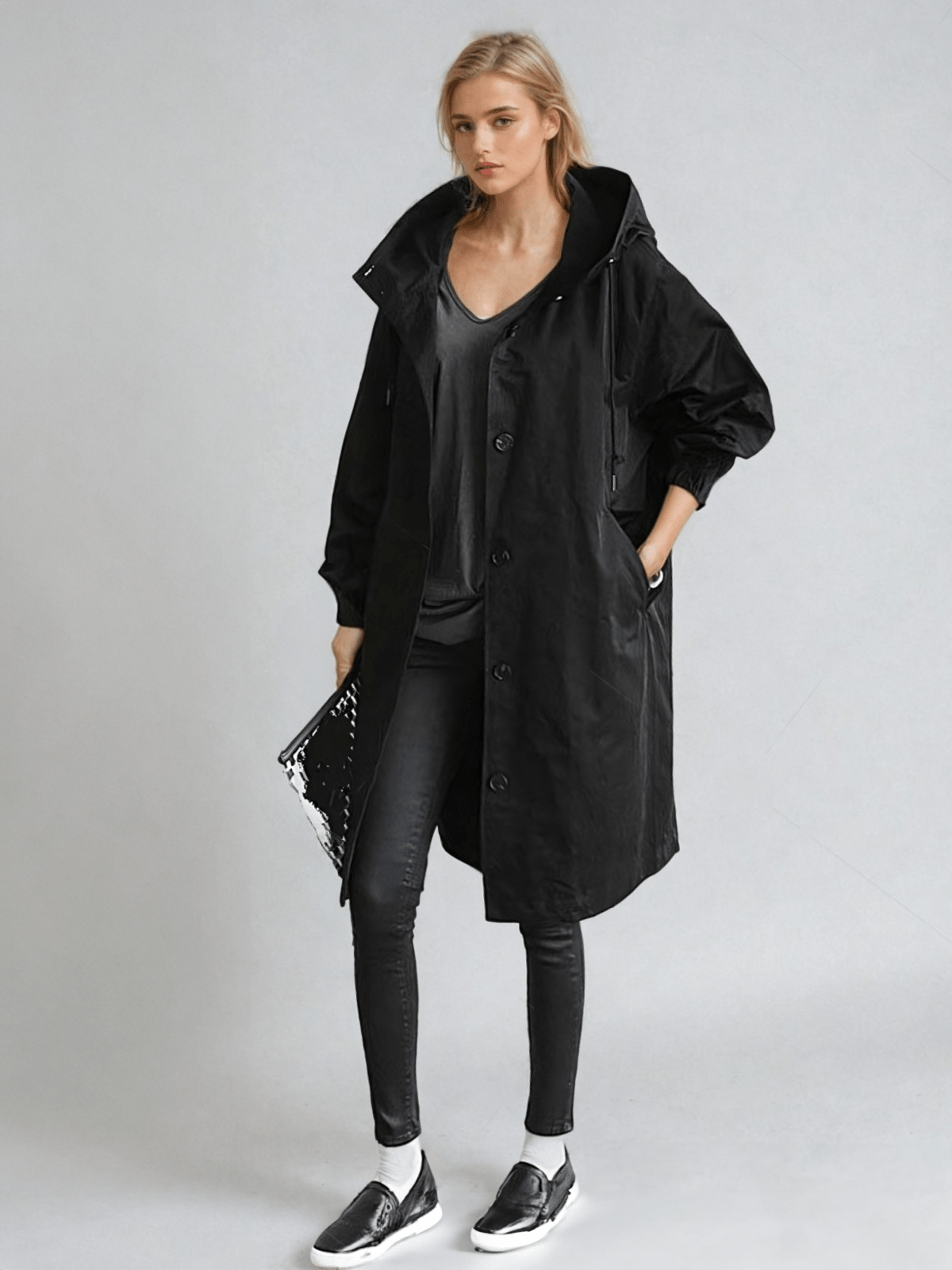Women's Oversized Longline Jacket – Lightweight All-Season Outerwear Coat for Everyday & Office Wear | Thomler
