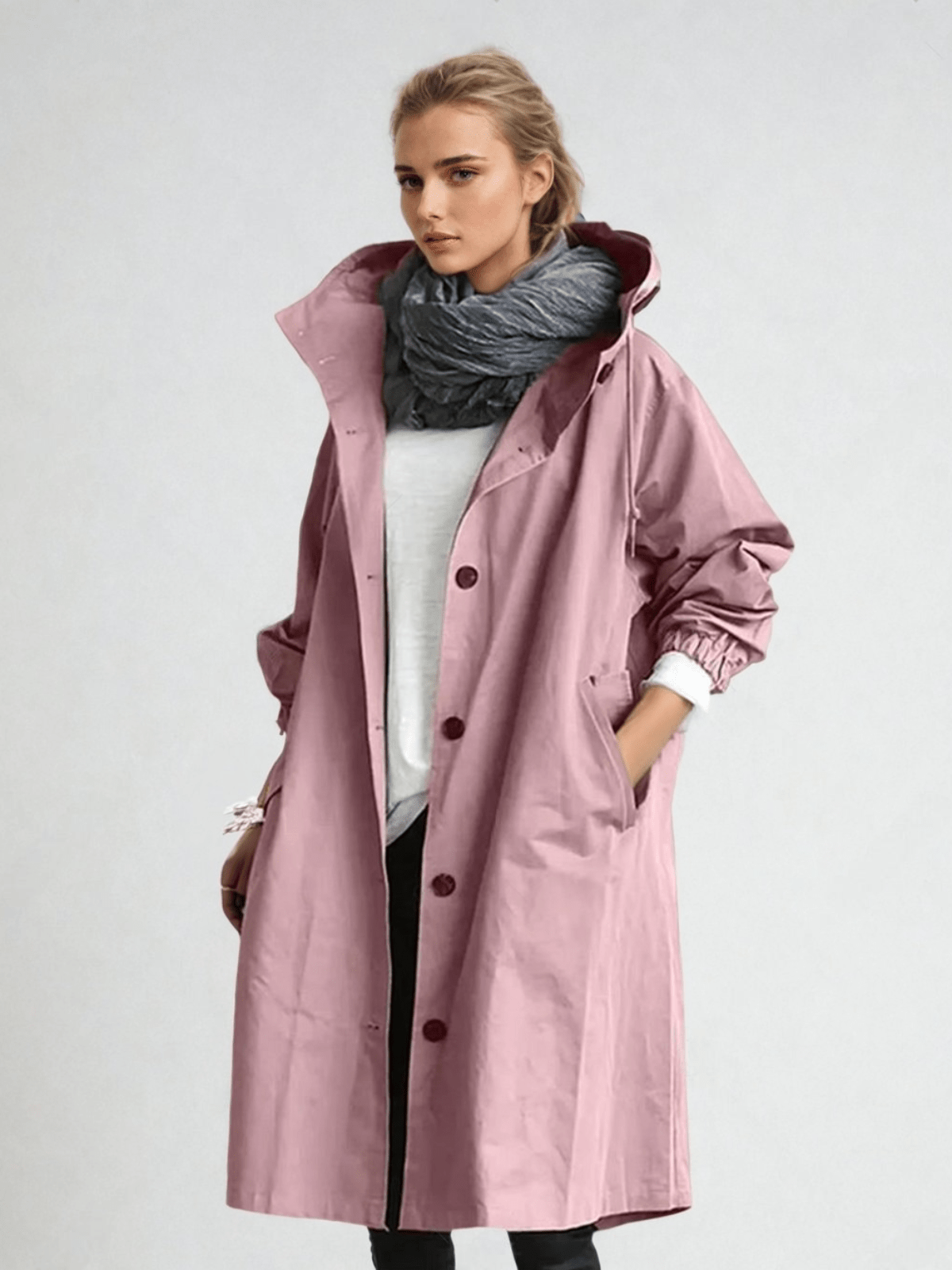 Women's Oversized Longline Jacket – Lightweight All-Season Outerwear Coat for Everyday & Office Wear | Thomler
