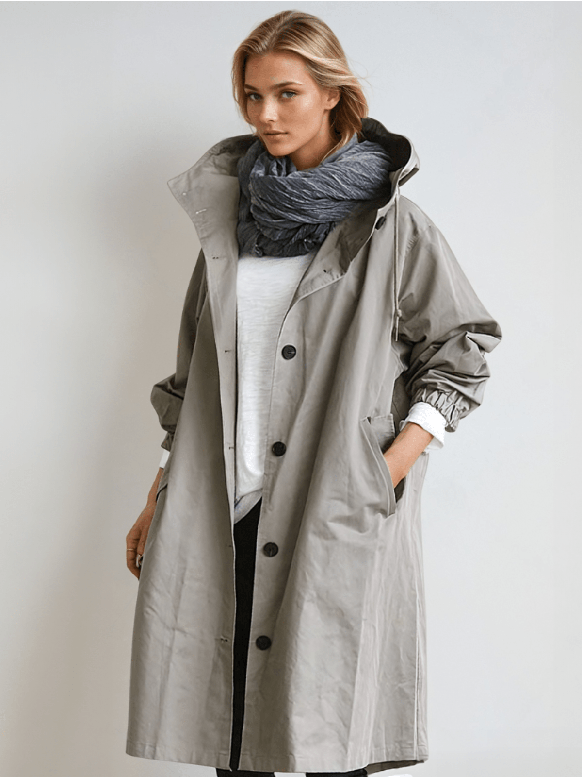 Women's Oversized Longline Jacket – Lightweight All-Season Outerwear Coat for Everyday & Office Wear | Thomler