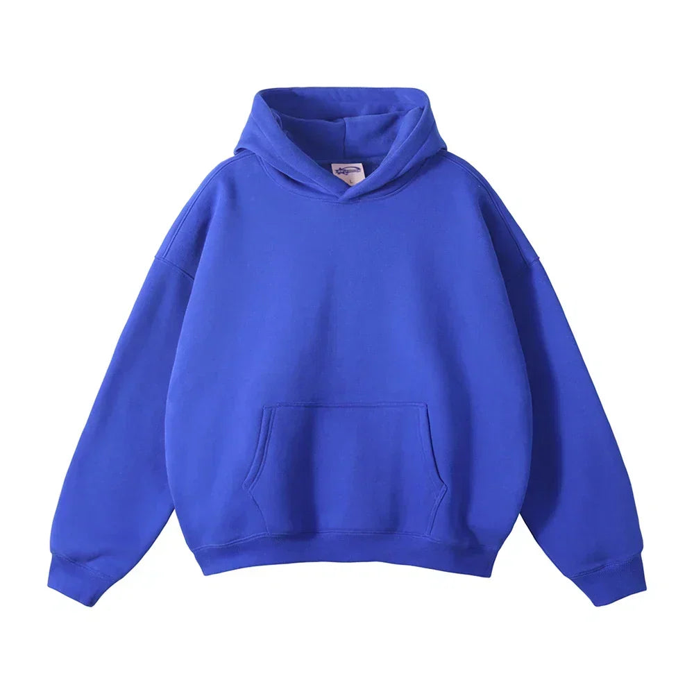 Men's Overhead Hooded Sweatshirt with Front Pouch – Loose Fit Pullover for Everyday Comfort | Thomler