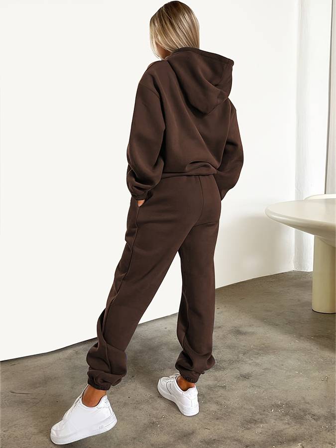 Soft Knit Lounge Set – Slouchy Top & Wide-Leg Pants for Women | Thomler