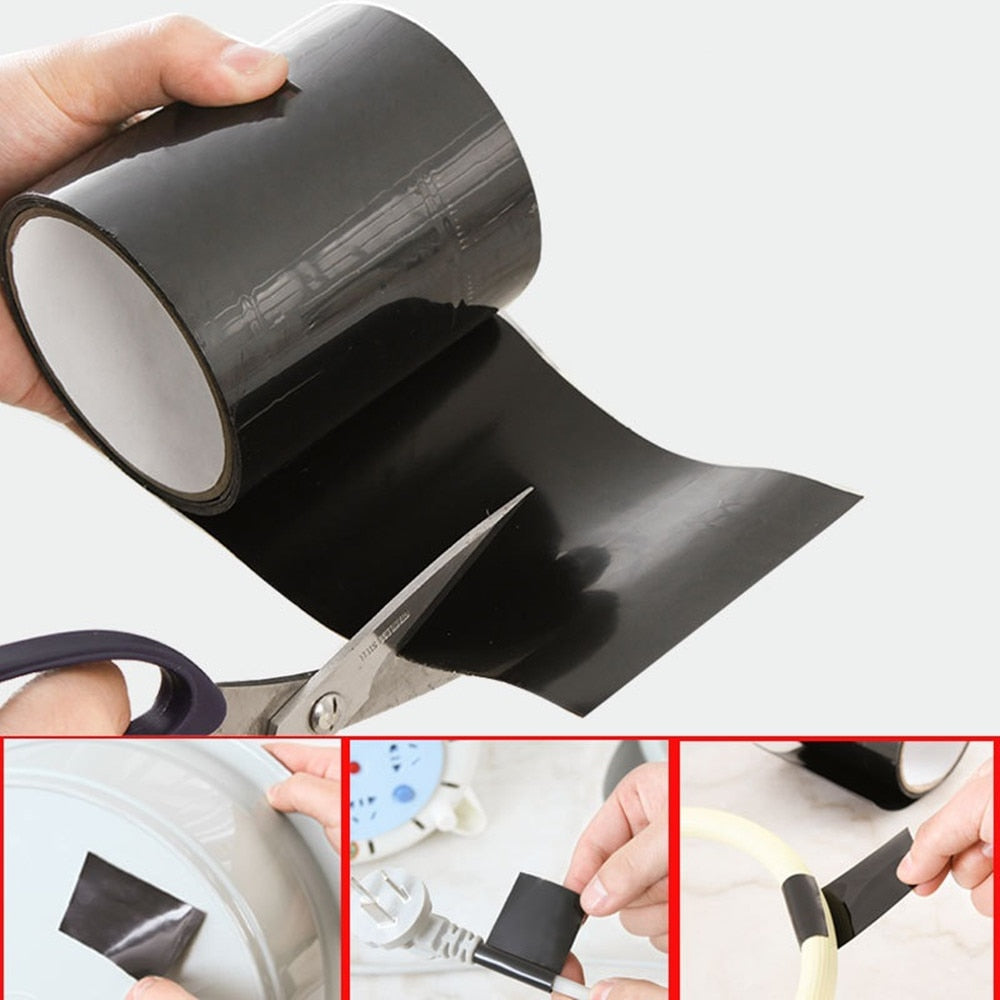 Heavy-Duty Waterproof Repair Tape for Leaks, Cracks & Pipes | All-Weather Seal for Indoor & Outdoor Use | Thomler