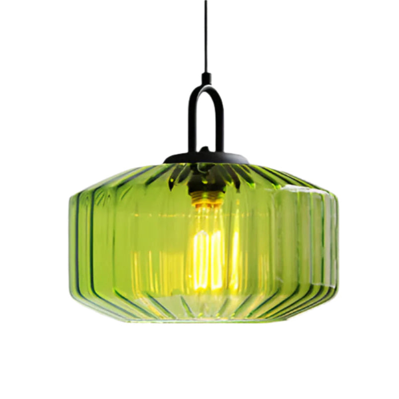 Pendant Light Colored Glass 11.0 in Warm 4W Kitchen Island Dining Room Hanging Ceiling Fixture Vintage Nordic | Thomler