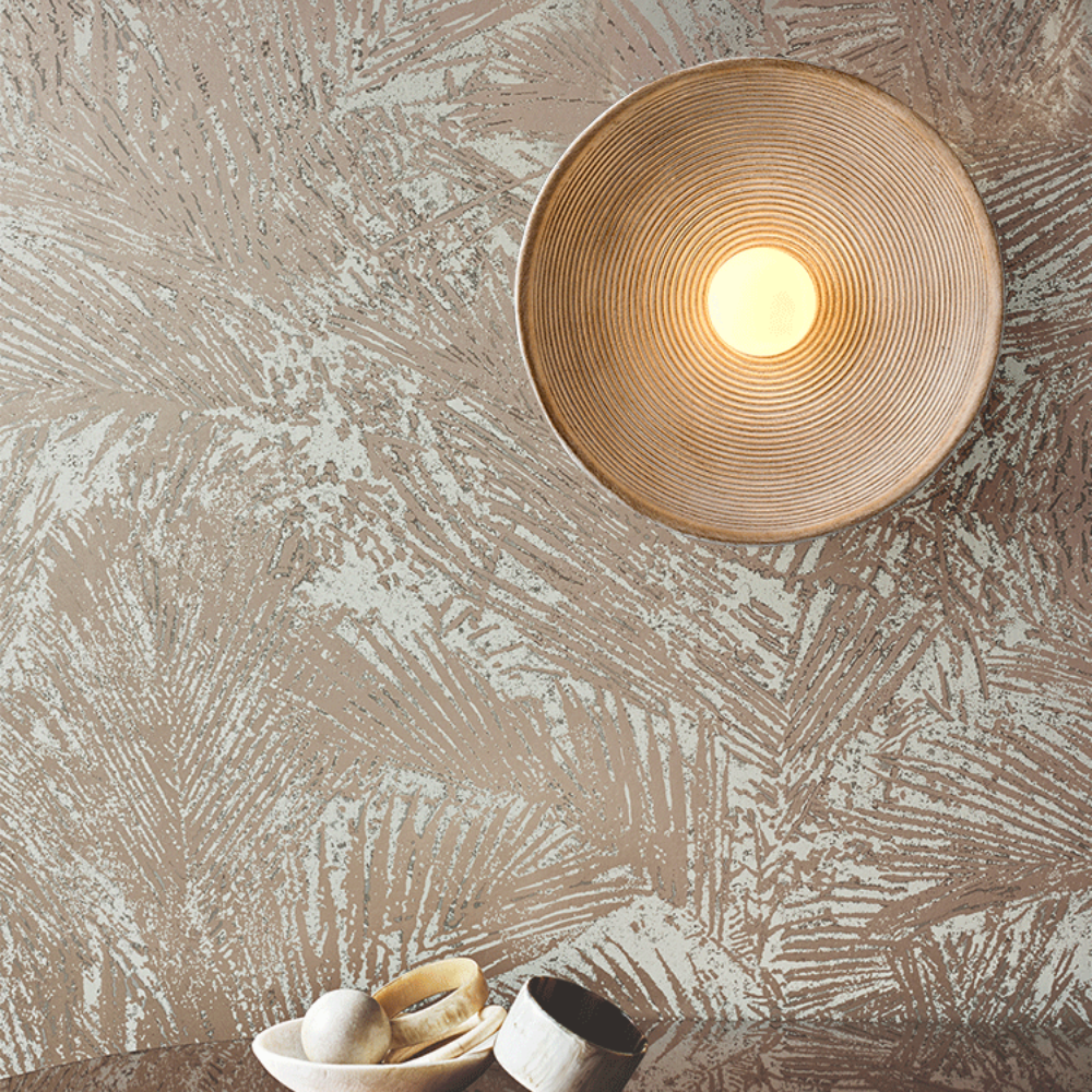 Wall Lamp Wood Glass 27.0 cm Natural Bedroom Hallway Japandi Retro Vintage Ambient Lighting Fixture | Thomler