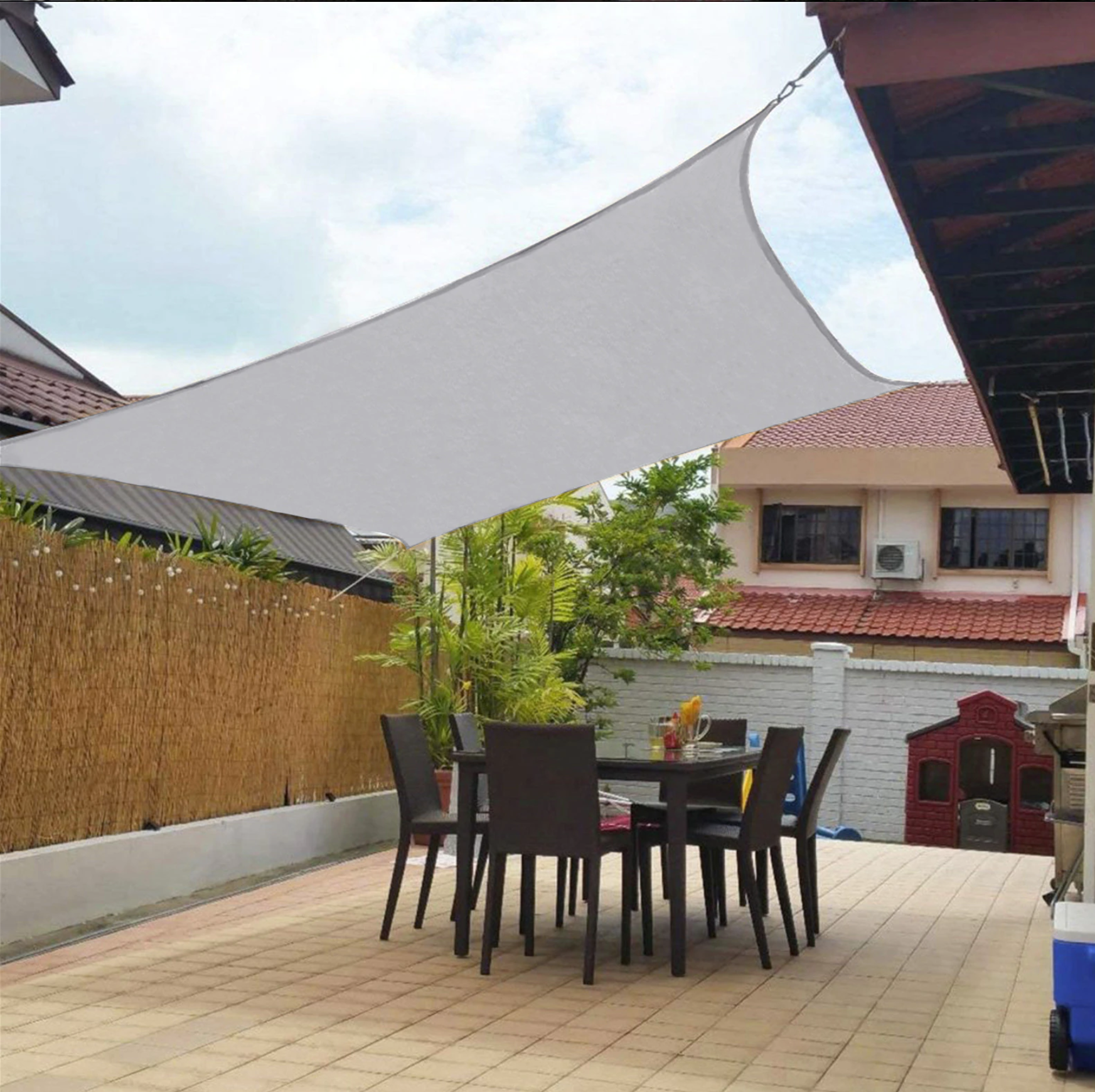 Waterproof Sun Shade Sail Triangle Rectangle Square UV Protection Outdoor Patio Deck Canopy for Backyard Garden Pergola Pool Camping | Thomler