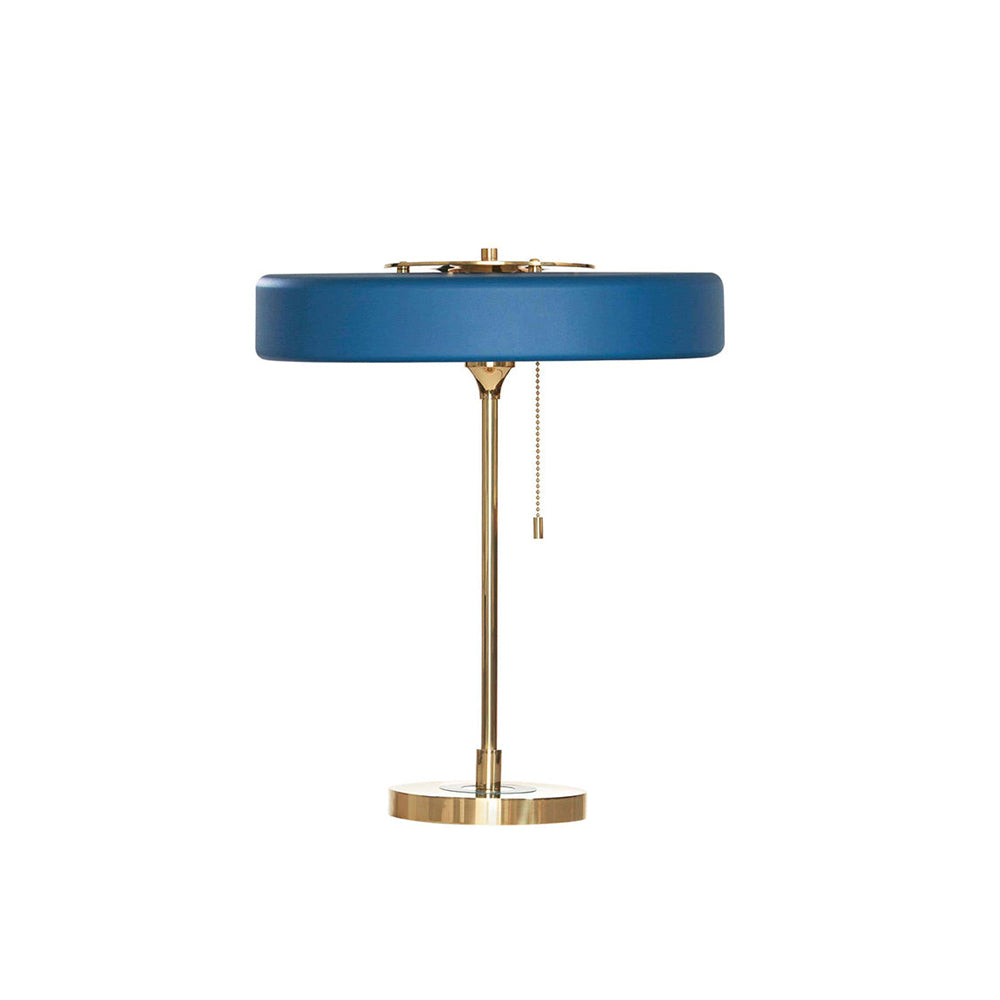 Table Lamp Metal 13.8 in x 18.9 in Acrylic Shade Indoor Desk Nightstand Light | Thomler
