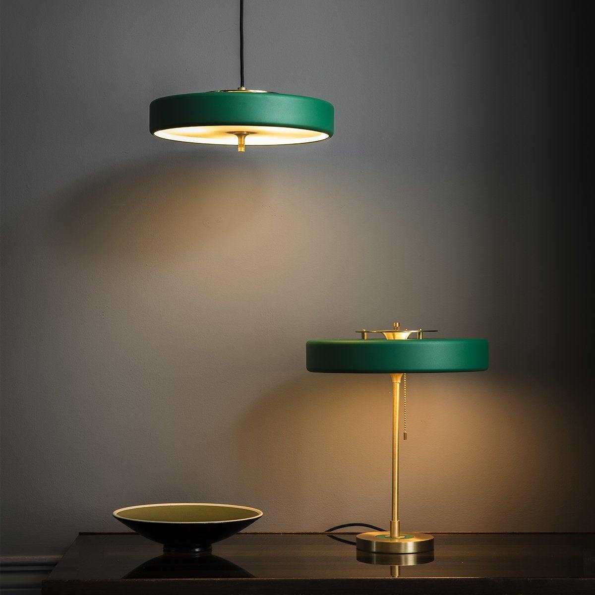 Table Lamp Metal 13.8 in x 18.9 in Acrylic Shade Indoor Desk Nightstand Light | Thomler