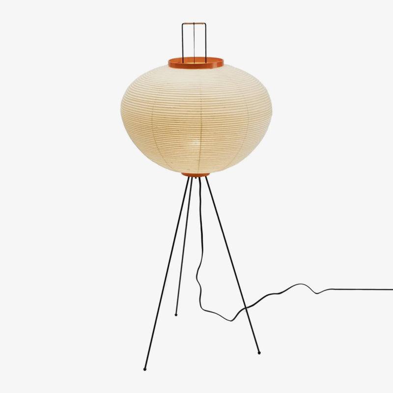 Akari Floor Lamp 47 in Mulberry Paper White Indoor Ambient Lighting Decorative Sculpture | Thomler
