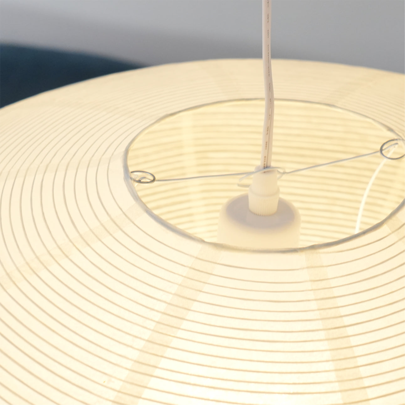 Mulberry Paper Swag Pendant Light 17.7 in x 9.8 in White Indoor Ceiling Hanging Lamp Modern Home Decor Living Room Bedroom | Thomler