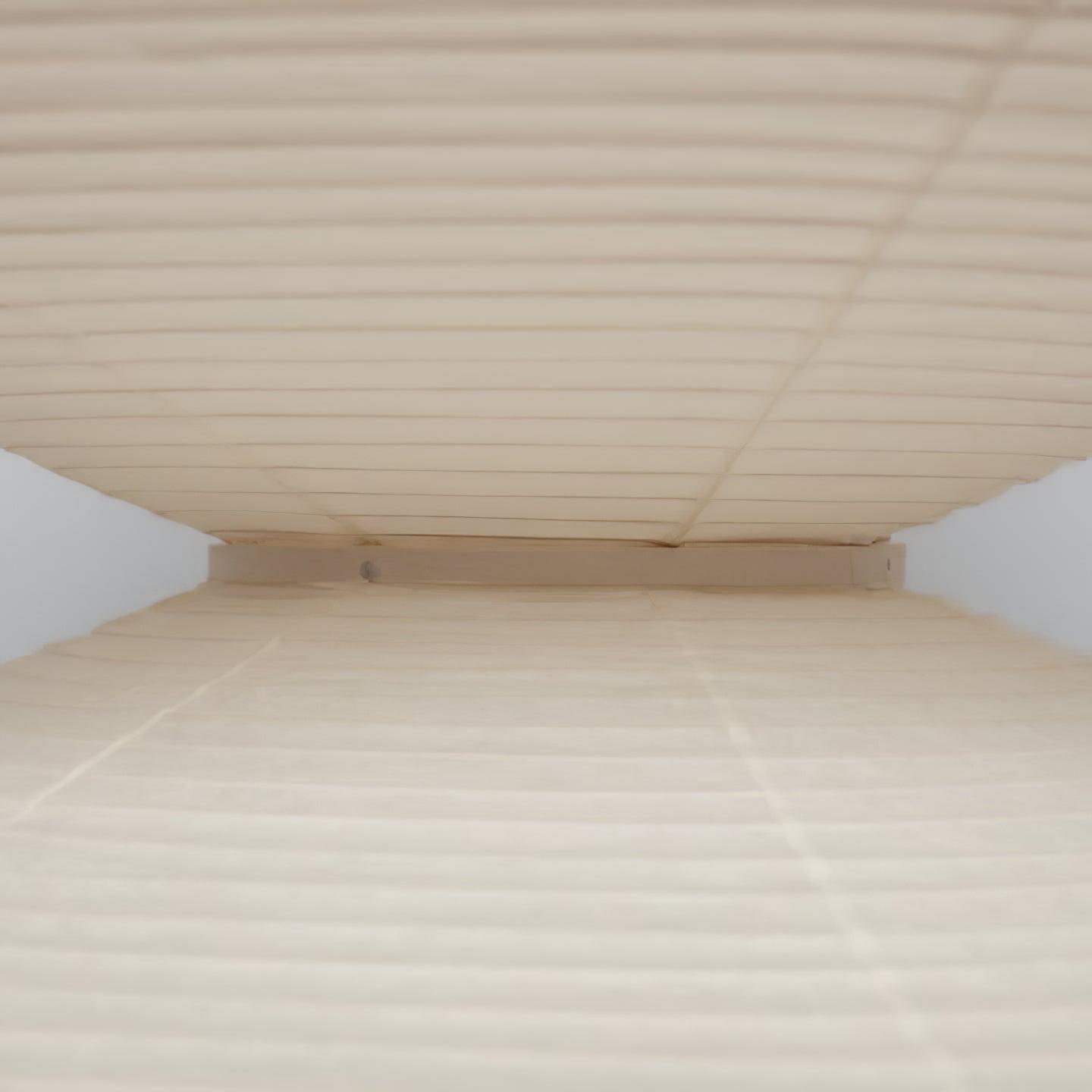 Washi Paper Pendant Light 12.2 in x 55.1 in White Indoor Ceiling Hanging Lamp Warm Ambient Lighting Decorative E26 E27 | Thomler