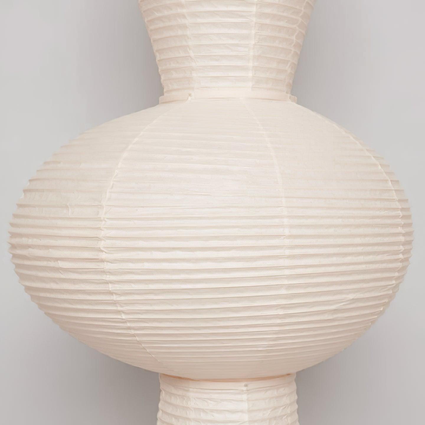 Washi Paper Pendant Light 12.2 in x 55.1 in White Indoor Ceiling Hanging Lamp Warm Ambient Lighting Decorative E26 E27 | Thomler