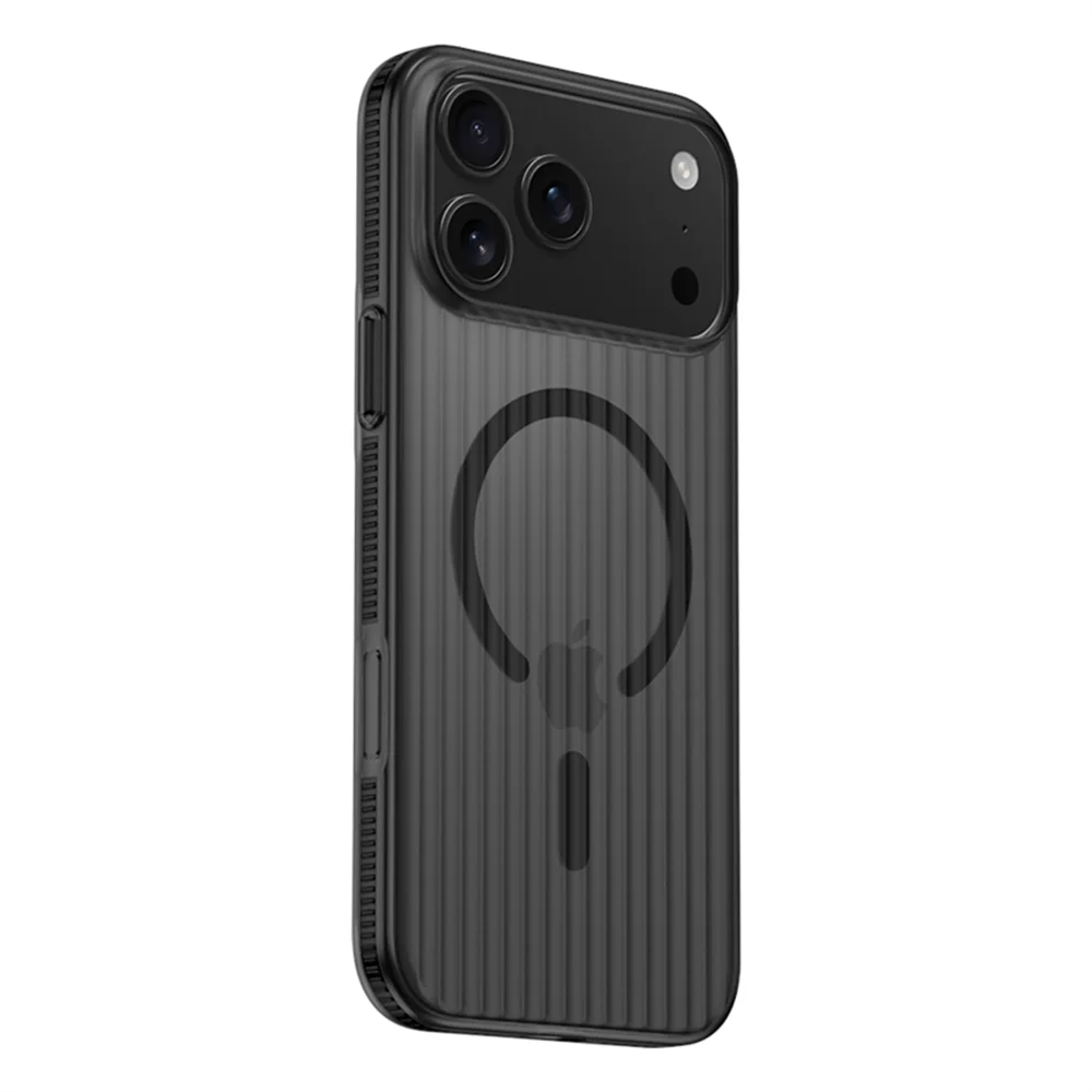 Textured Anti-Slip Phone Case for iPhone 12 through 17 Series – Shock-Absorbing TPU Protection with Ridged Sides & Raised Edges for Screen | Thomler