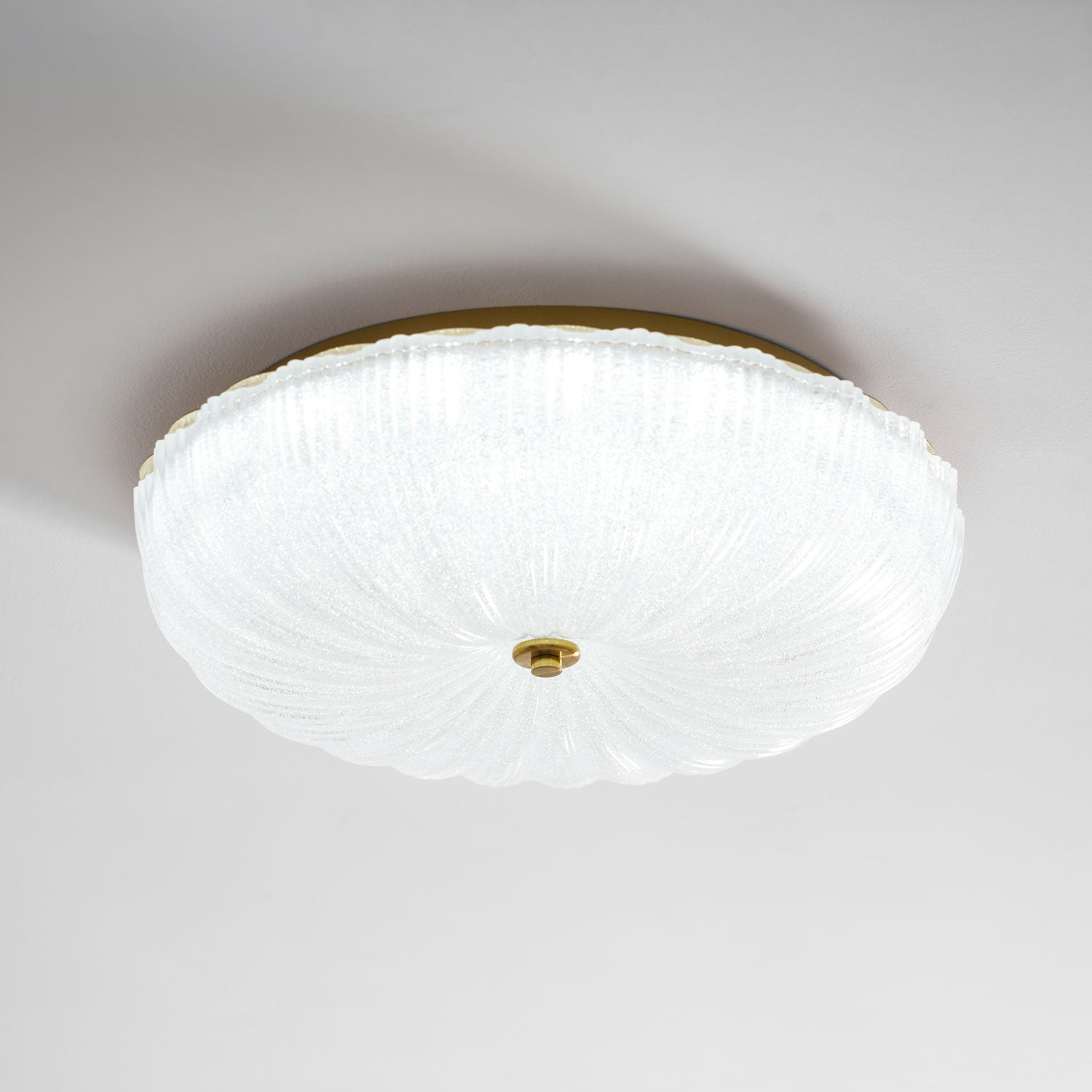 Frosted Glass Ceiling Light 15.7 in Warm Neutral Cool Indoor Lighting Modern Fixture | Thomler