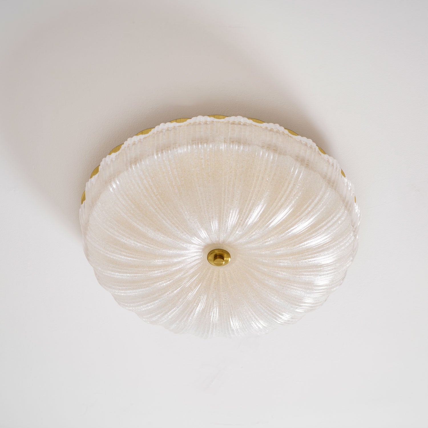 Frosted Glass Ceiling Light 15.7 in Warm Neutral Cool Indoor Lighting Modern Fixture | Thomler