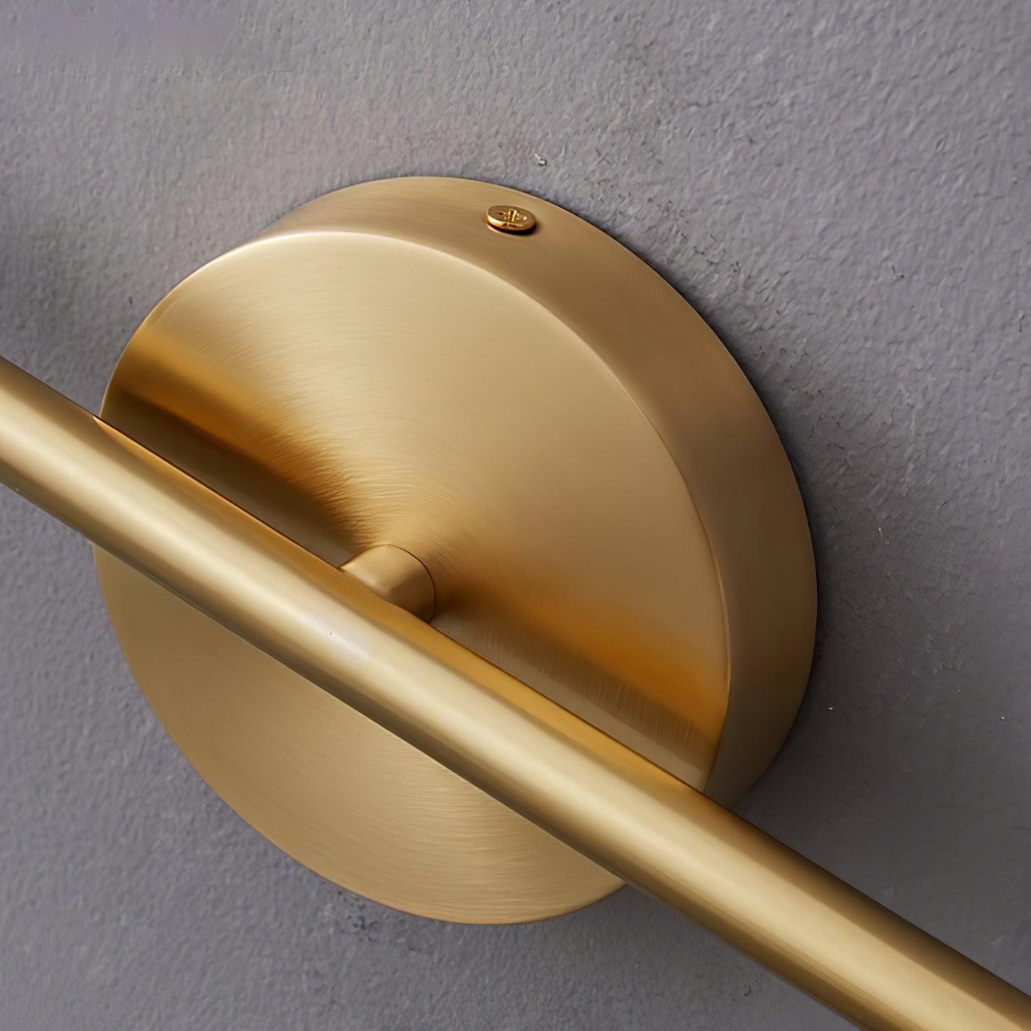 Brass Rotatable Spotlight Wall Light 3.1 in 350° Adjustable Indoor Accent Lighting Multi Head Ceiling Mount | Thomler