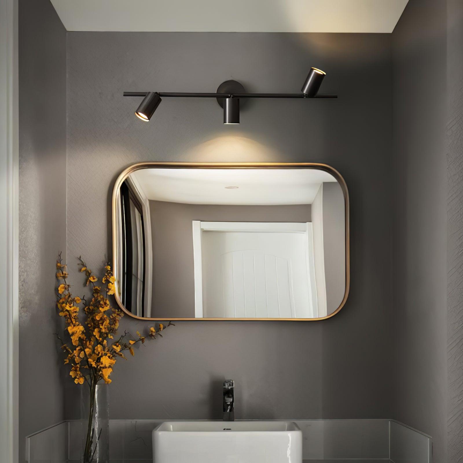 Brass Rotatable Spotlight Wall Light 3.1 in 350° Adjustable Indoor Accent Lighting Multi Head Ceiling Mount | Thomler