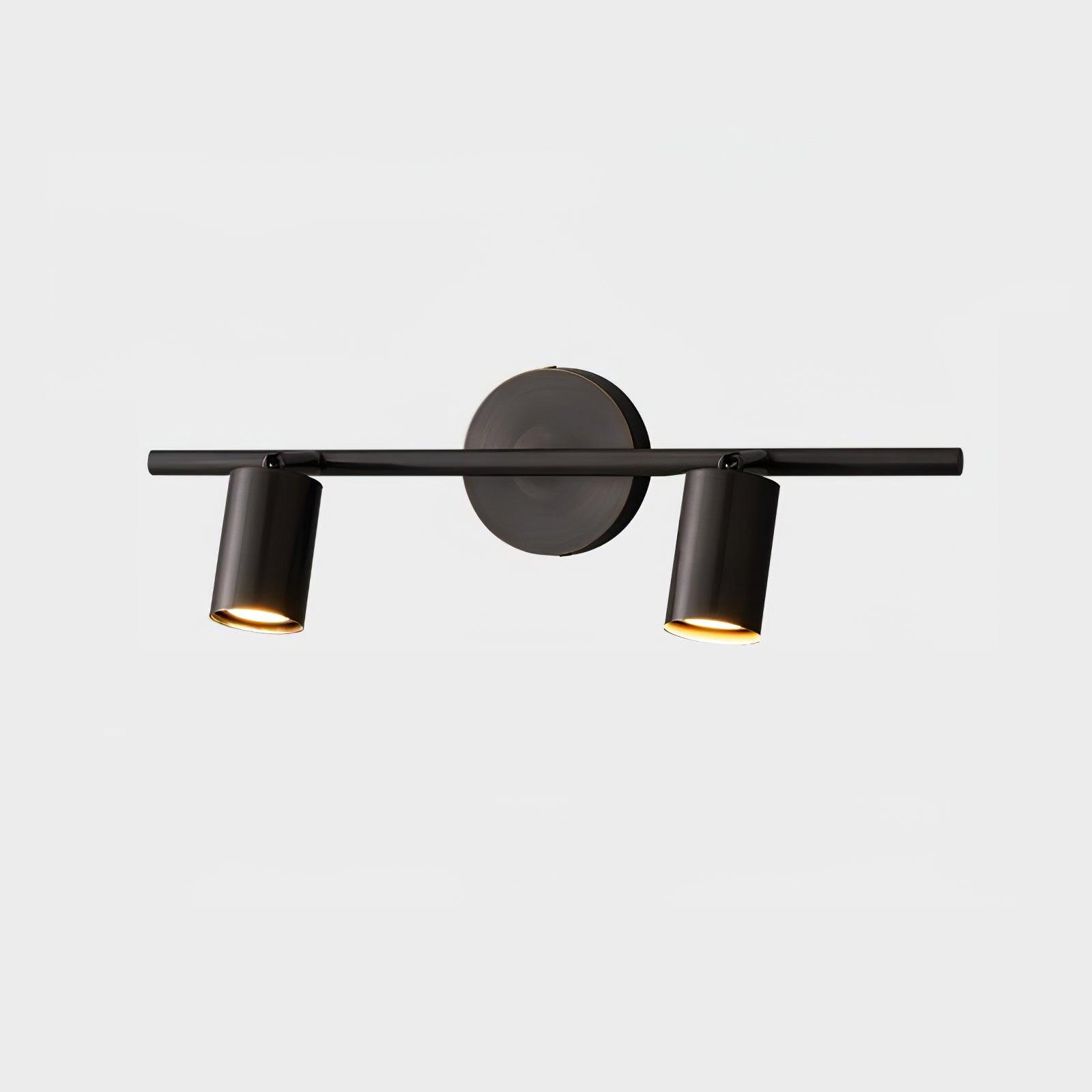 Brass Rotatable Spotlight Wall Light 3.1 in 350° Adjustable Indoor Accent Lighting Multi Head Ceiling Mount | Thomler