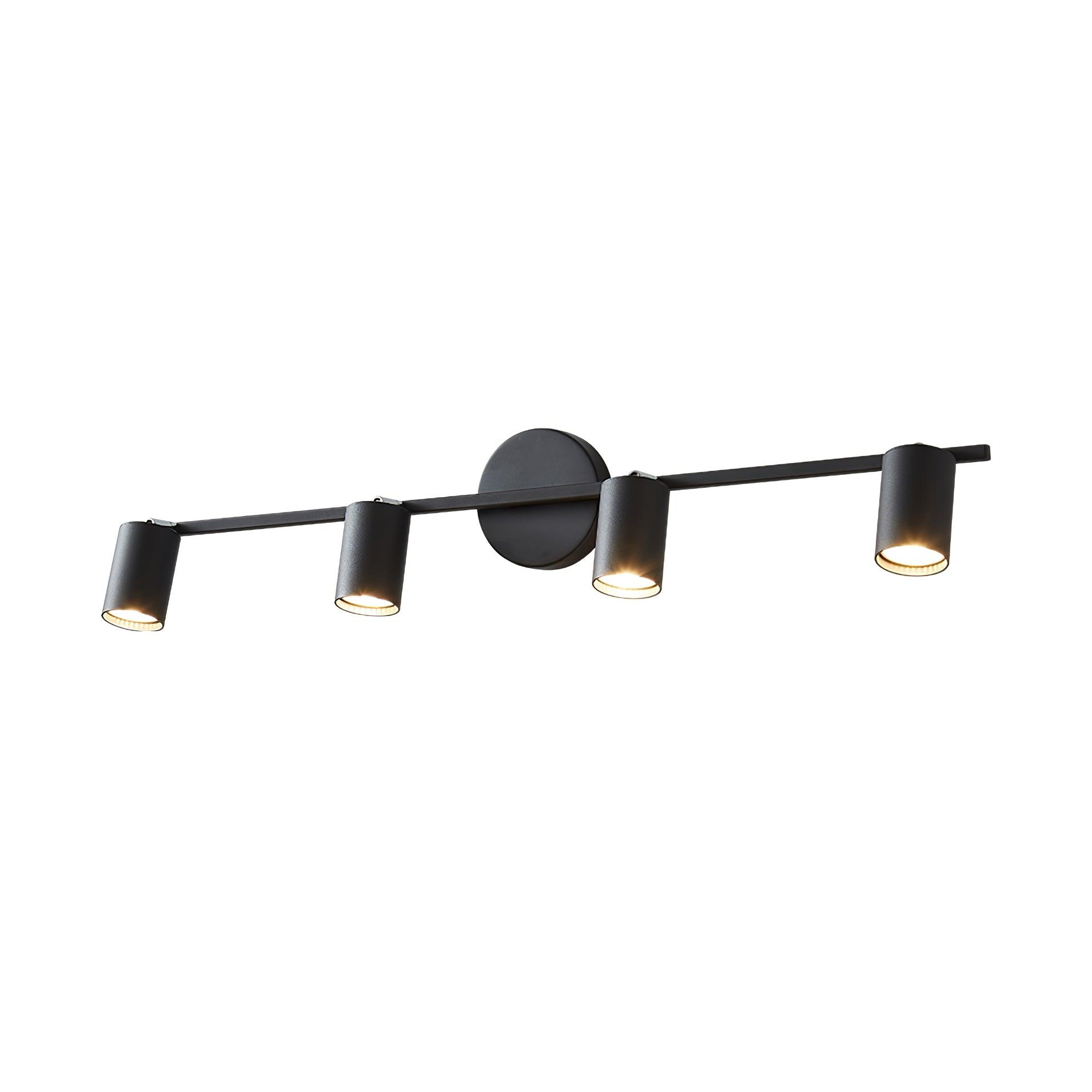 Brass Rotatable Spotlight Wall Light 3.1 in 350° Adjustable Indoor Accent Lighting Multi Head Ceiling Mount | Thomler