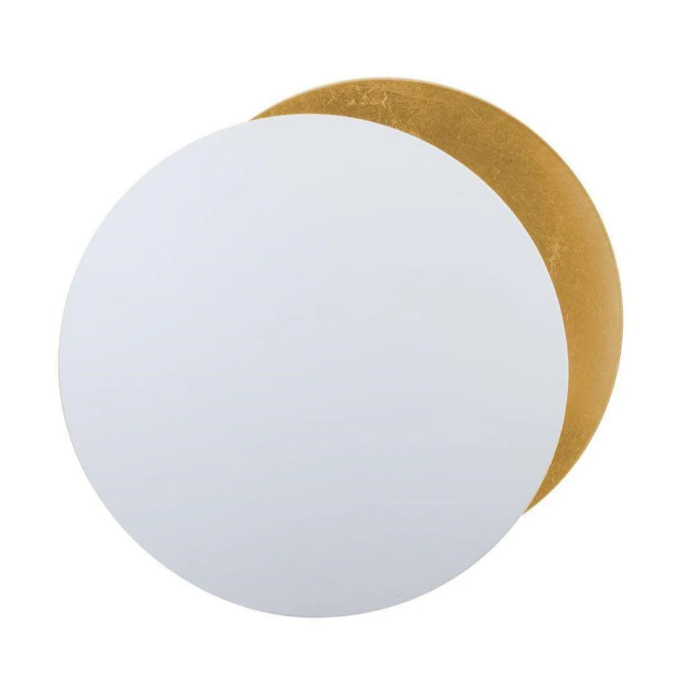 Wall Lamp Aluminum 9 in Adjustable LED Gold White Modern Living Room Bedroom Decorative Light | Thomler