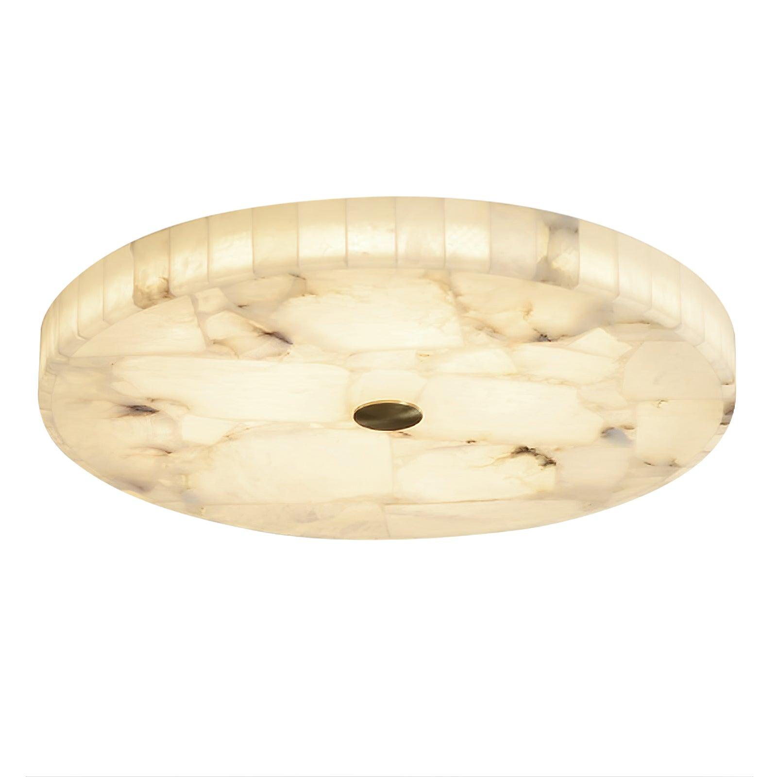 Ceiling Lamp Alabaster Round 19.7 in Indoor Warm Light Mosaic Decorative Modern Fixture | Thomler