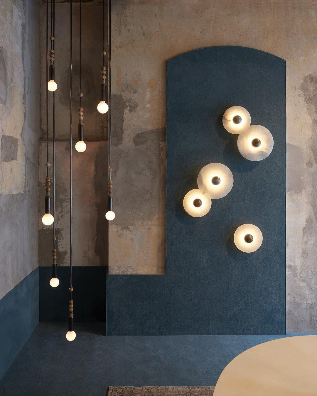 Wall And Ceiling Light Aluminum Alabaster 11.8 in White Indoor LED Fixture Gold Bronze Contemporary Home Lighting | Thomler