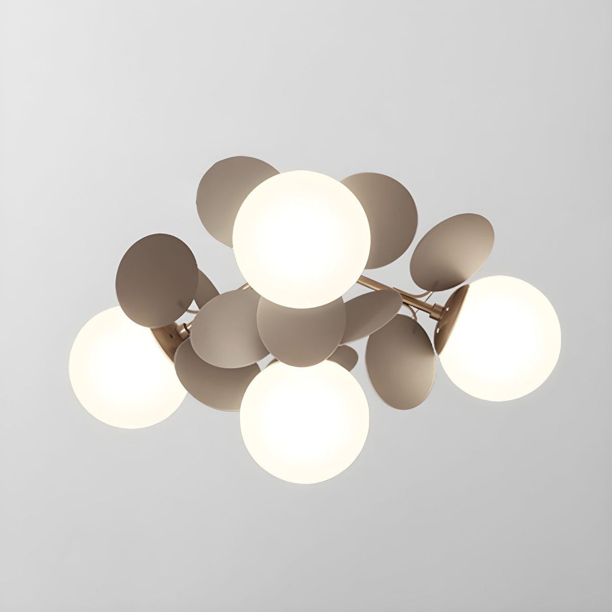 Multi-Globe Flush Mount Ceiling Light with Pastel Orb Shades – Modern Colorful LED Fixture for Kids Room, Playroom & Contemporary Space | Thomler