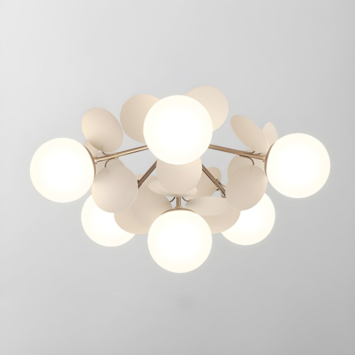 Multi-Globe Flush Mount Ceiling Light with Pastel Orb Shades – Modern Colorful LED Fixture for Kids Room, Playroom & Contemporary Space | Thomler