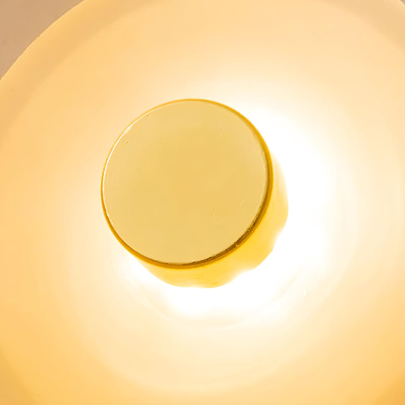 Wall Lamp Glass 30.0 cm Amber LED Bathroom Living Room Mood Lighting Organic Design | Thomler