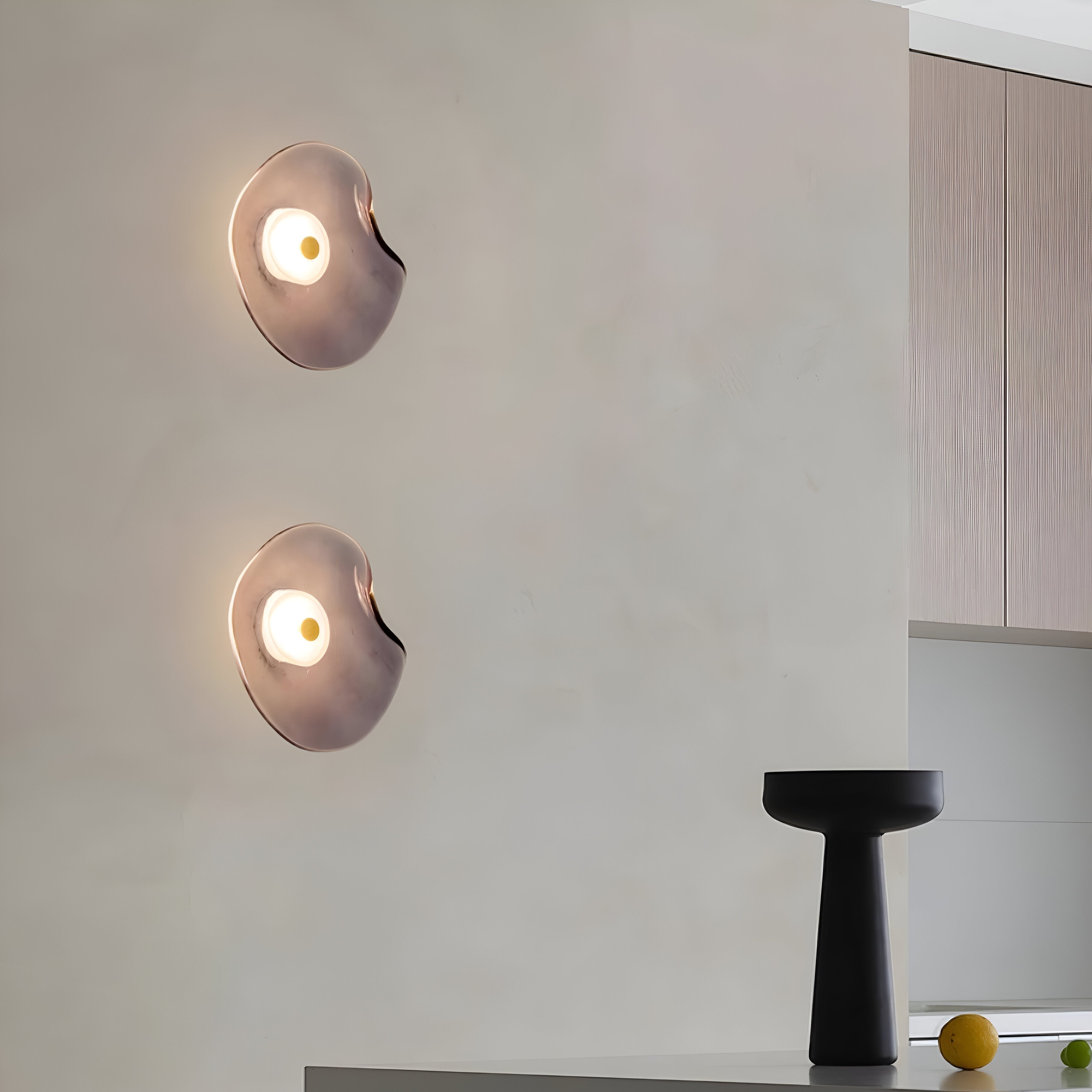 Wall Lamp Glass 25.0 cm Warm White LED Bedroom Living Room Up Down Light Modern Nordic Sconce | Thomler