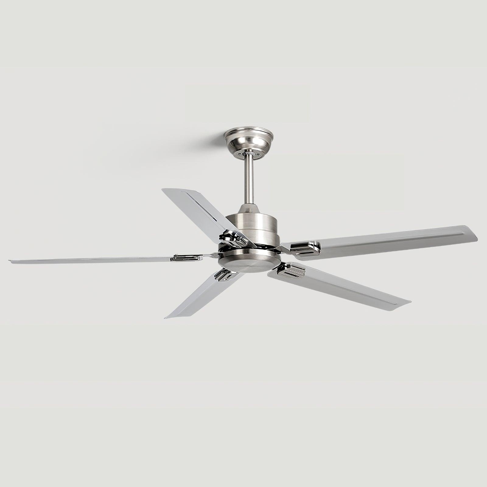 52-Inch Industrial Ceiling Fan with Metal Blades for Living Room & Bedroom | Modern 3-Speed Fan for Home Cooling | Thomler