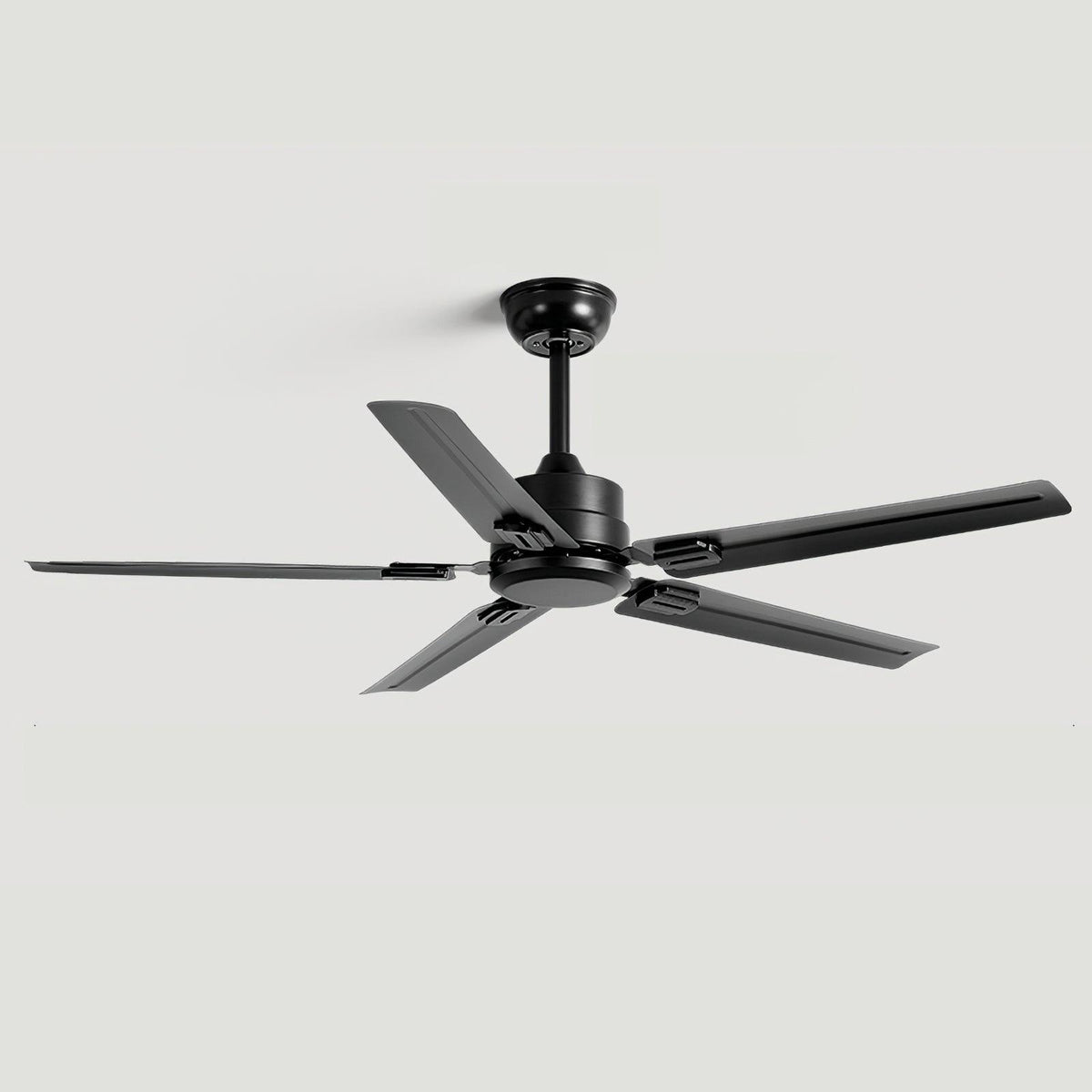 52-Inch Industrial Ceiling Fan with Metal Blades for Living Room & Bedroom | Modern 3-Speed Fan for Home Cooling | Thomler