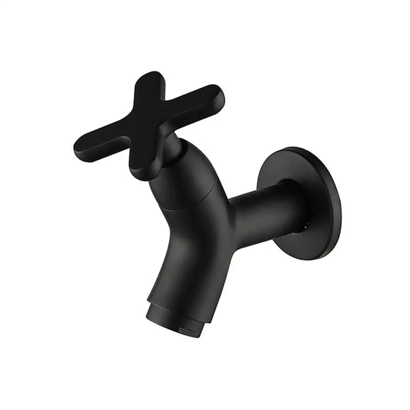 Wall-Mount Cold Water Tap – Brass Construction, Contemporary Round Spout for Bathroom & Kitchen | Thomler