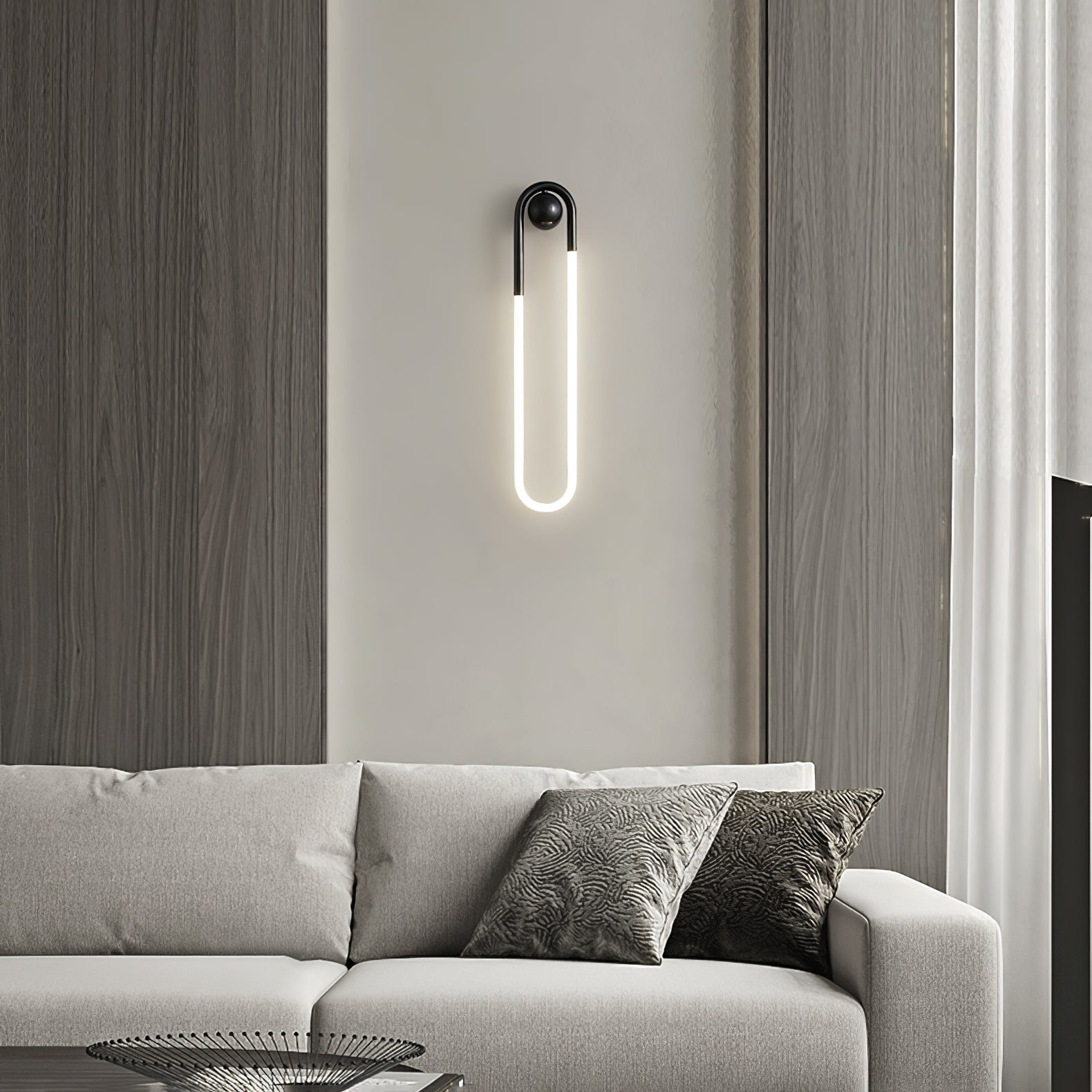Wall Lamp Brass 17.7 in LED 9W Indoor Bedroom Living Room Accent Lighting Contemporary Design | Thomler