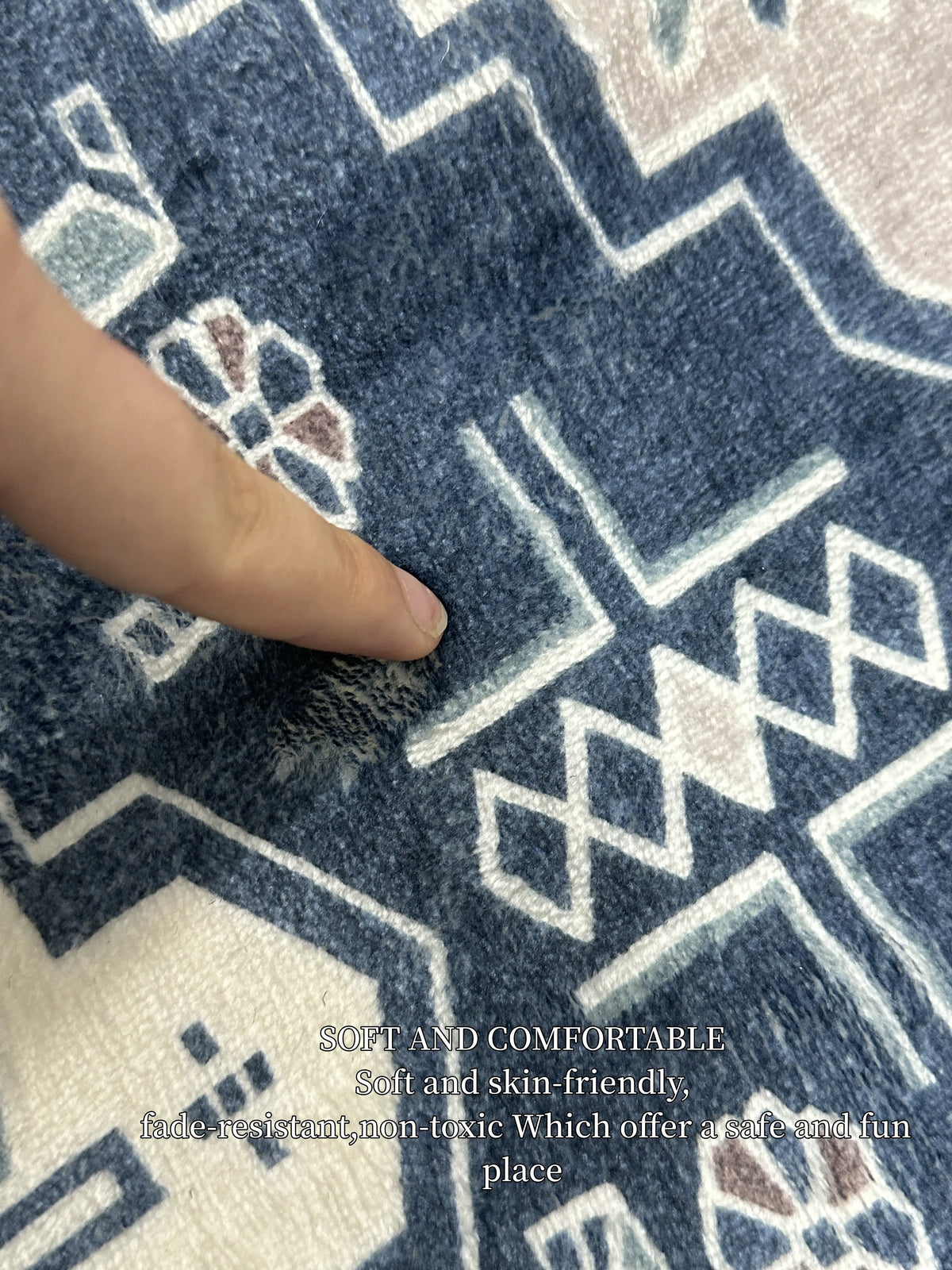 Half Circle Entryway Mat – Non-Slip Outdoor Rug with Vintage Patchwork Floral Geometric Print for Patio, Front Door, Balcony & | Thomler