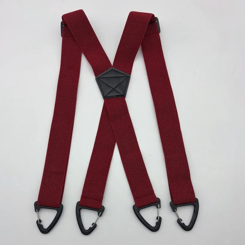 Adjustable Work Suspenders with Metal Clips – X-Back & Y-Back Designs for Men | Thomler