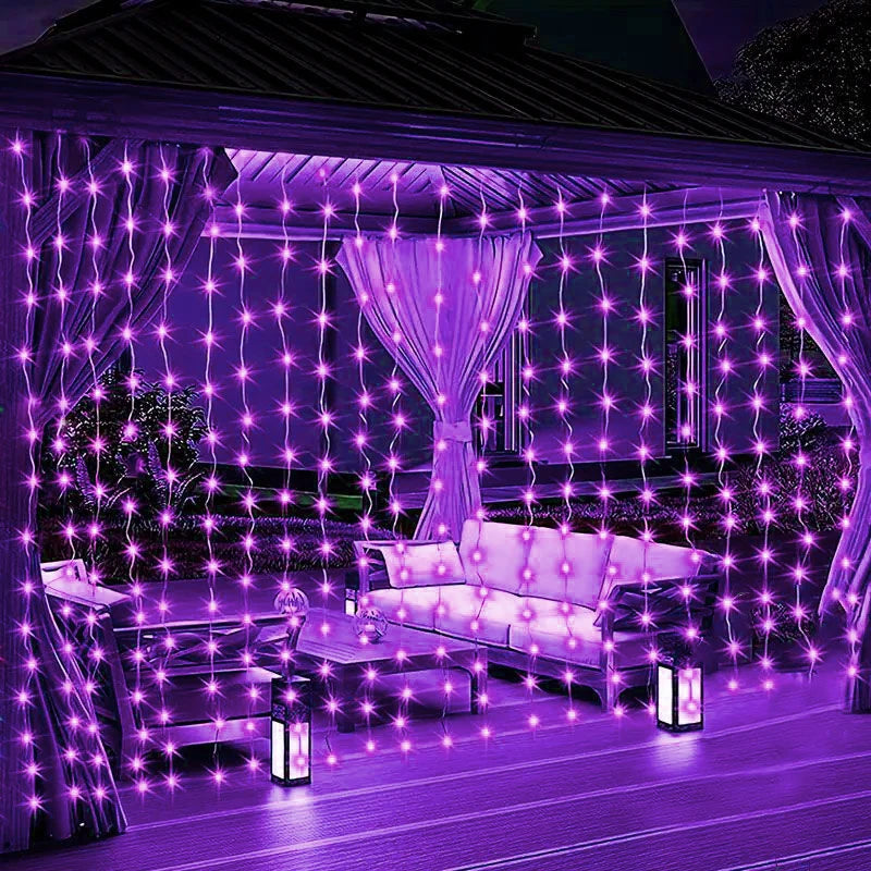 USB Curtain Fairy Lights with Remote – 8 Modes LED String Lights for Bedroom, Wedding, Party & Holiday Decor | Thomler