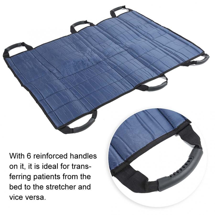 Cushioned Mobility Aid for Bedroom Repositioning & Caregiver Assistance with Secure Grip Handles | Senior Transfer Helper for In-Bed Movemen | Thomler