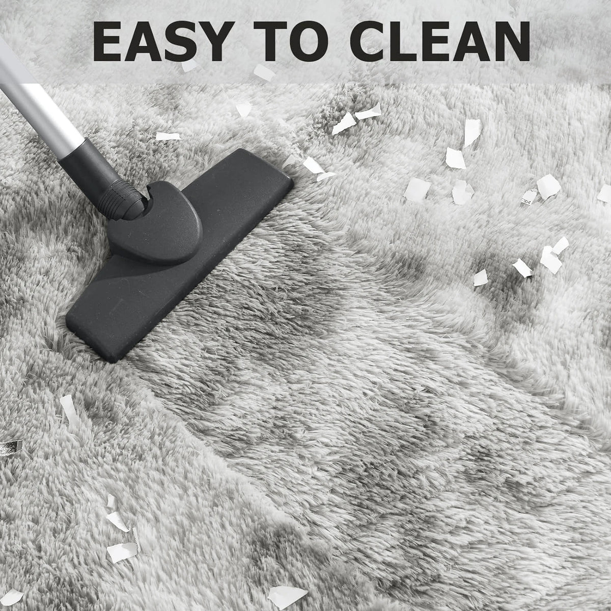 Plush Shaggy Area Rug – Soft Anti-Slip Floor Mat for Bedroom, Living Room & Nursery, Machine Washable Non-Shed Accent Carpet | Thomler