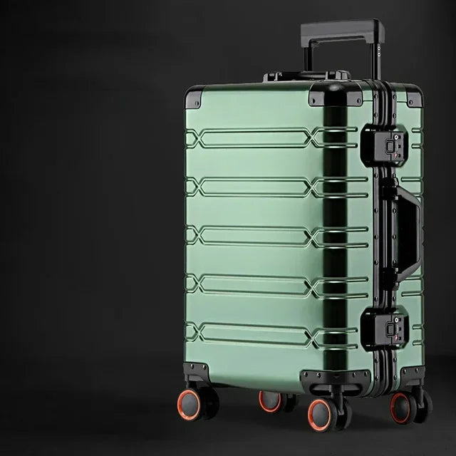 Hardshell Spinner Suitcase Aluminum-Magnesium TSA Lock 360° Wheels Travel Luggage Carry-On for Business Trips Vacations | Thomler