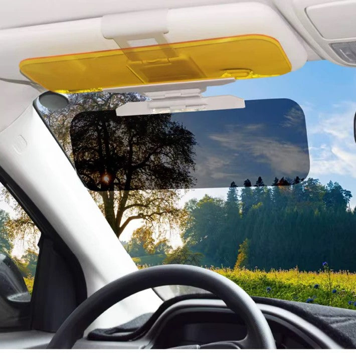 Clip-On Glare Shield for Car Windshield Sun Visor – Day & Night Vision Extender for Driving Safety | Thomler