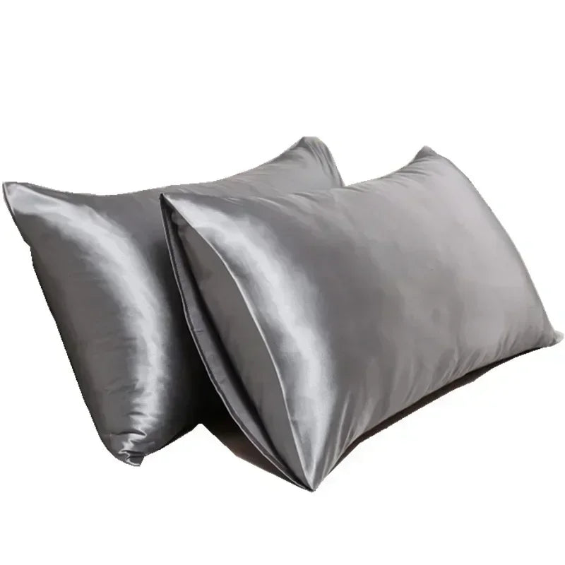 Pillowcase Mulberry Silk 50.0 x 70.0 cm Gold Bedroom Hair And Skin Cooling Sleep Cover Luxury Bedding | Thomler
