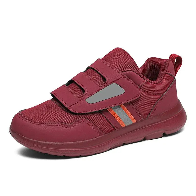 Adjustable Wide-Fit Supportive Sneakers for Sensitive Feet | Cozy Slip-On with Hook-and-Loop Closure for Everyday Comfort & Mobility | Thomler