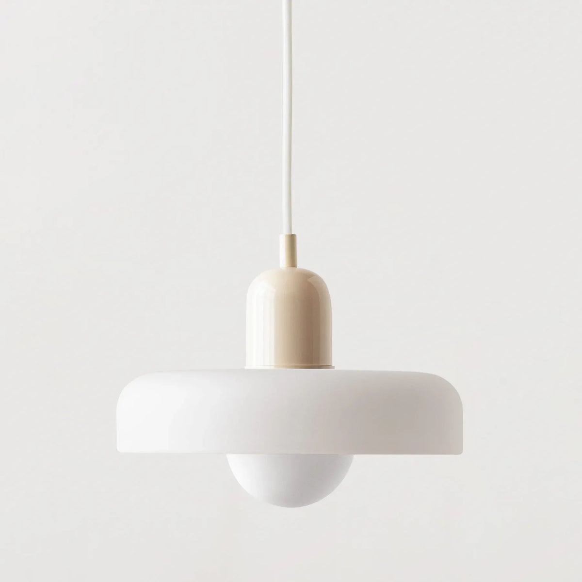 Tinted Glass Pendant Light – Contemporary Hanging Fixture with Colorful Accents for Dining Room & Bedroom | Thomler