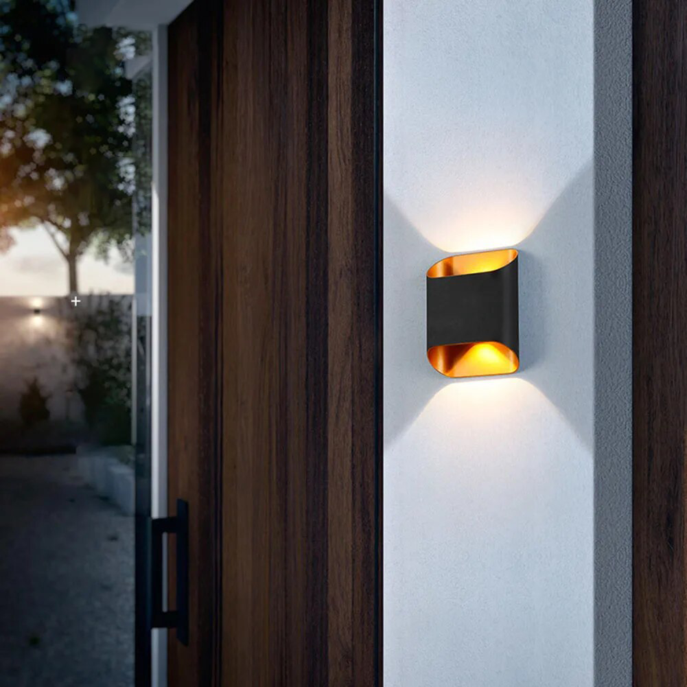 LED Outdoor Wall Sconce Weatherproof Up Down Light Aluminum Fixture for Patio Entry Garage Commercial Exterior Lighting | Thomler