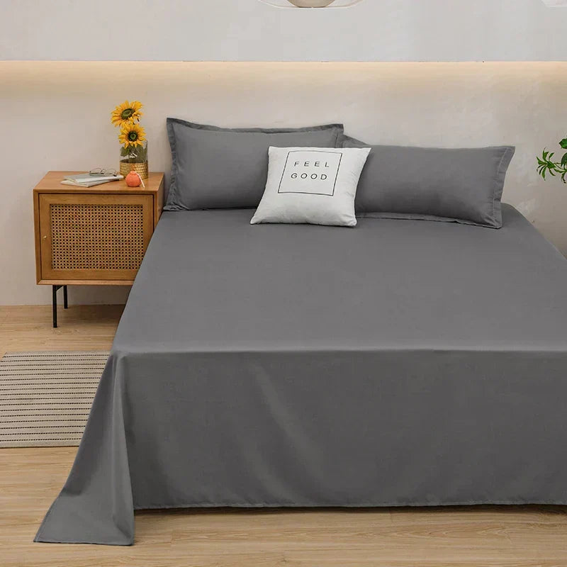 100% Linen Duvet Cover Set – Temperature-Regulating Breathable Bedding for All Seasons – Twin Full Queen King – Light Green White Blue Red | Thomler