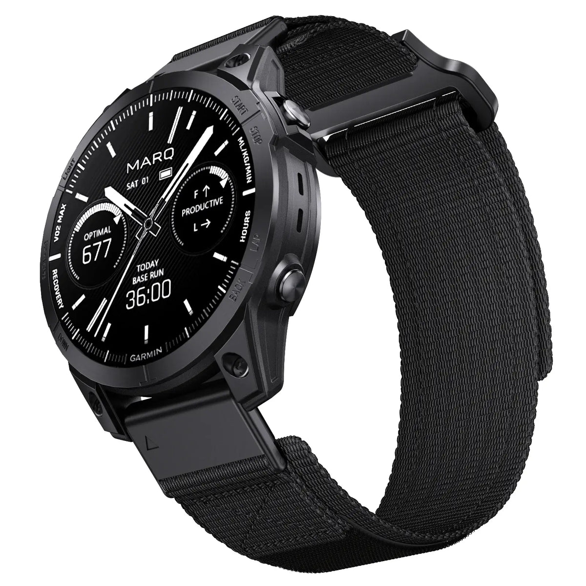 Woven Nylon Watch Band for Smartwatches – Quick-Release Strap with Adjustable Closure, Breathable Sport Band for Fitness & Everyday Wear | Thomler