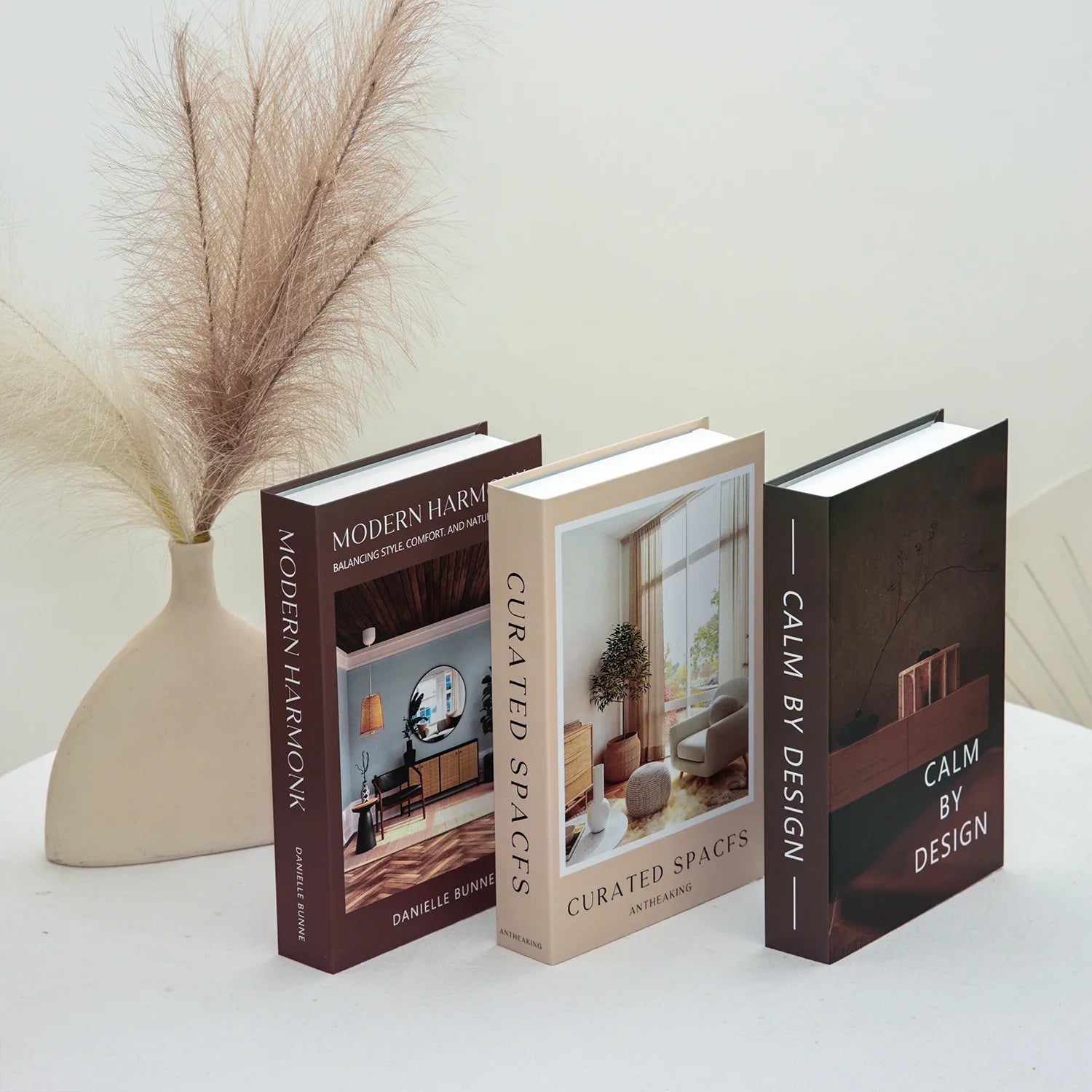 Decorative Faux Books Cardboard Foldable Set Of 3 Living Room Coffee Table Styling Bookshelf Display Interior Decor | Thomler