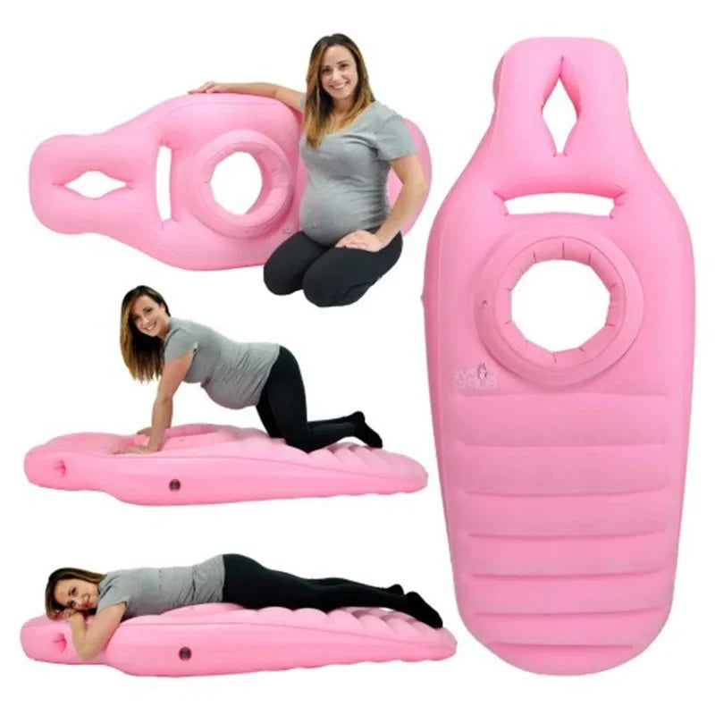 Inflatable Maternity Support Pillow for Pregnancy & Postpartum Relief – Full Body Cushion for Sleep, Yoga & Back Pain | Thomler