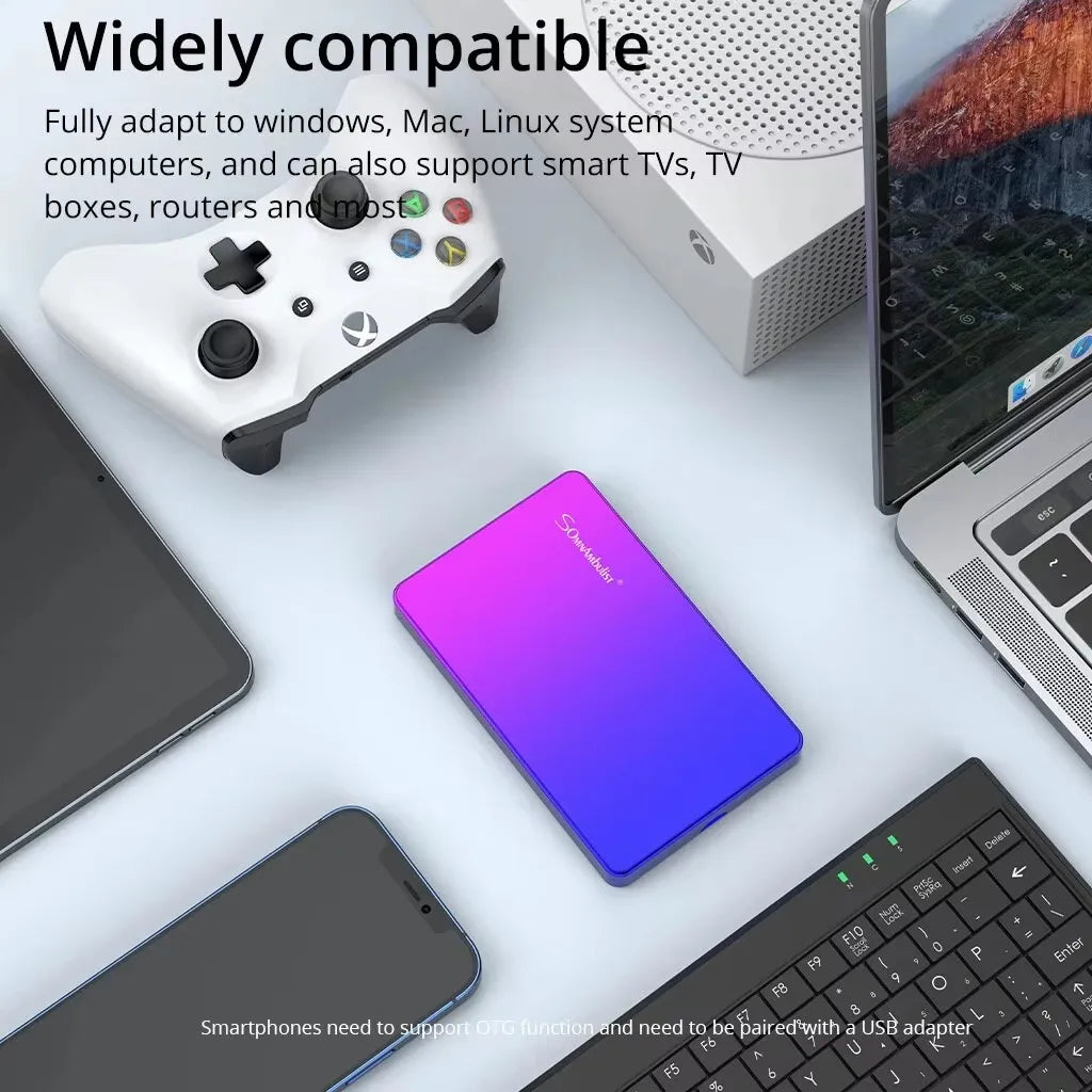 Portable USB 3.0 External Hard Drive for Laptops, Desktops, Gaming Consoles & TVs – Backup Storage Solution | Thomler