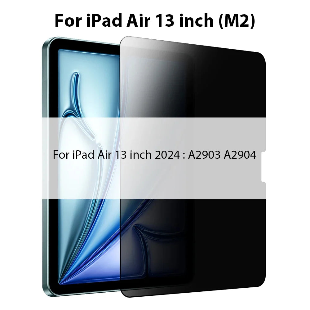 Anti-Spy Tempered Glass iPad Shield – Privacy Viewing Angle Control Screen Guard | Thomler